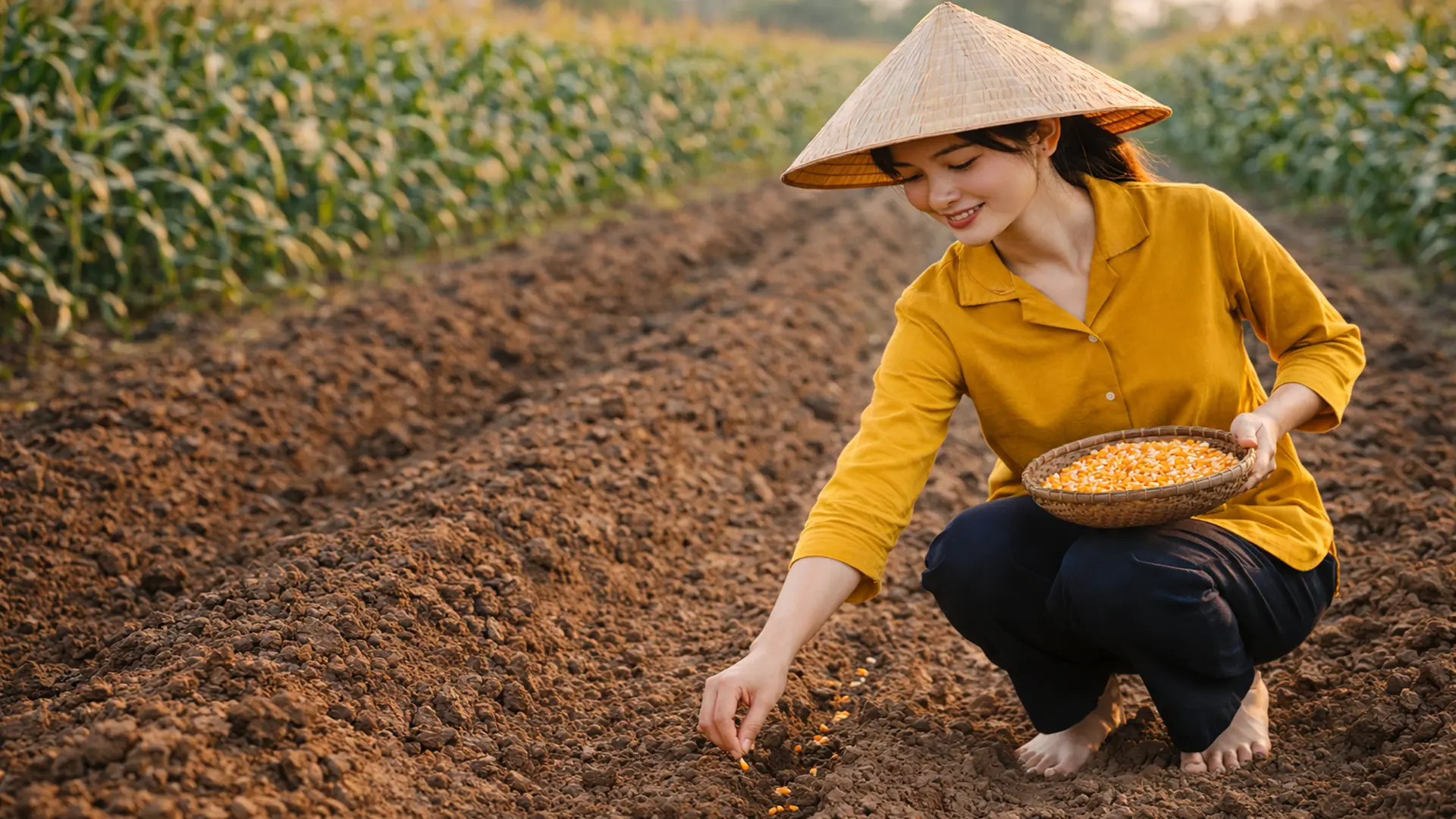 10 ngày đầu là giai đoạn quyết định mật độ thực tế trên ruộng.